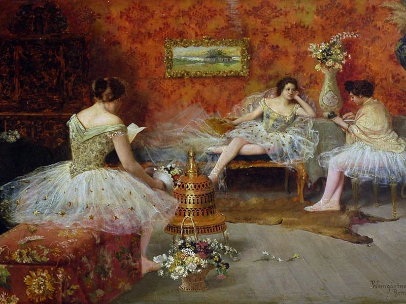 1853-Pedro Weingärtner - Ballerine